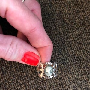 Vintage? Cameo ring silver